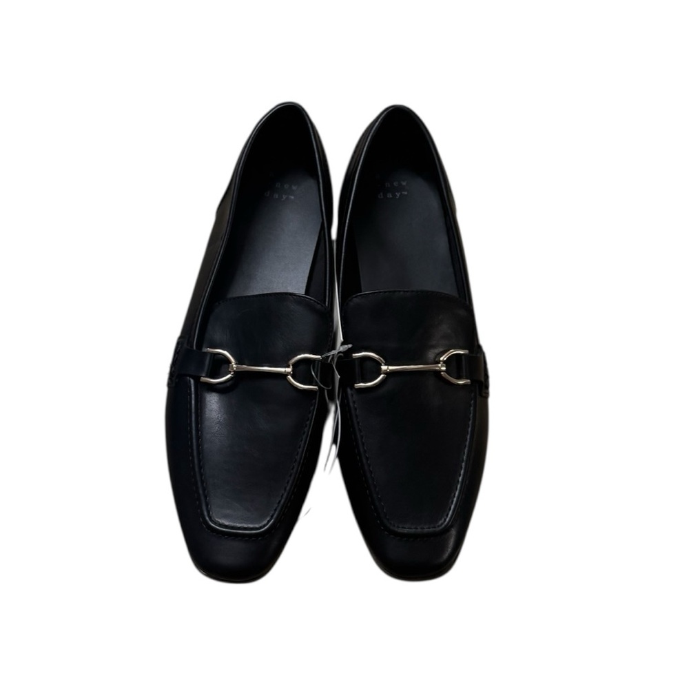 a new day | Black Loafers with Silver Accent Size 11 Memory Foam New With Tags
